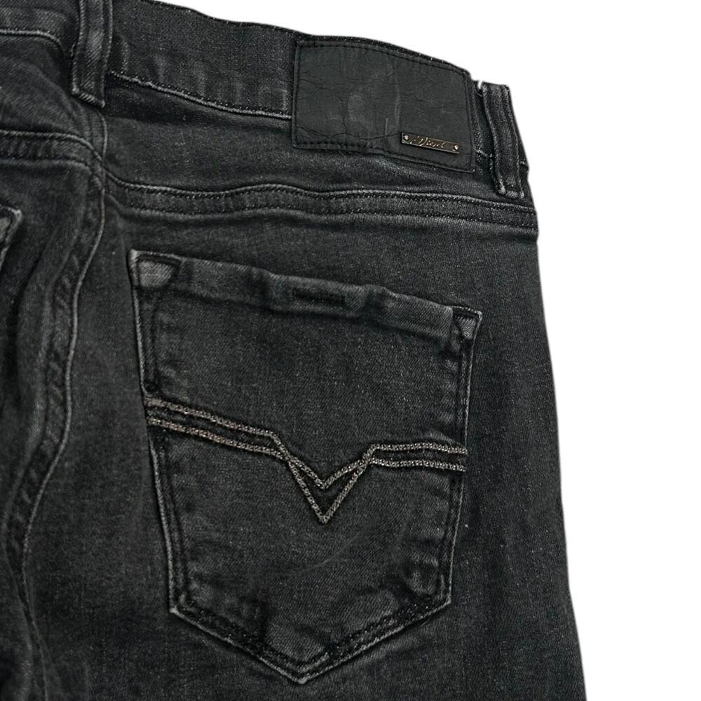 Diesel Hi-Vy Stretch Black Y2K Skinny Jeans - Picture 5 of 6